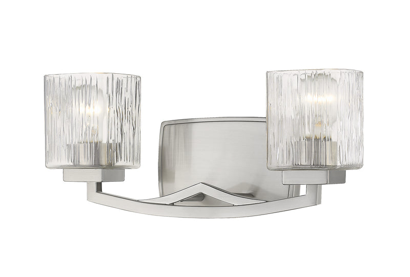 Z-Lite 1929-2V-BN Two Light Vanity, Brushed Nickel