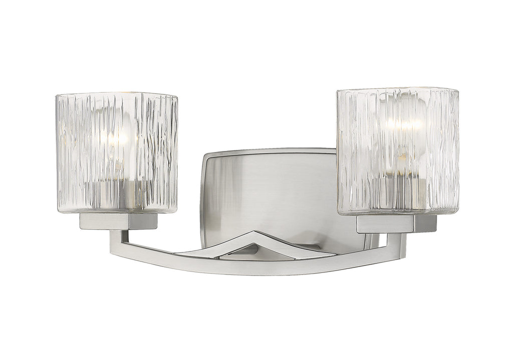 Z-Lite 1929-2V-BN Two Light Vanity, Brushed Nickel