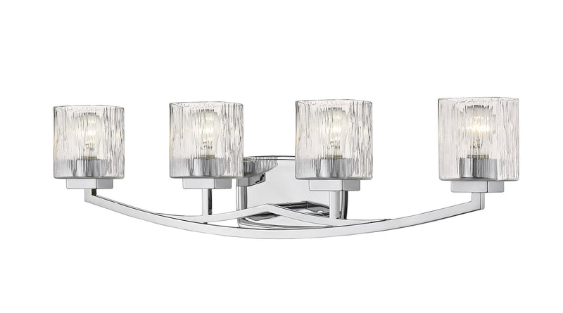 Z-Lite 1929-4V-CH Four Light Vanity, Chrome