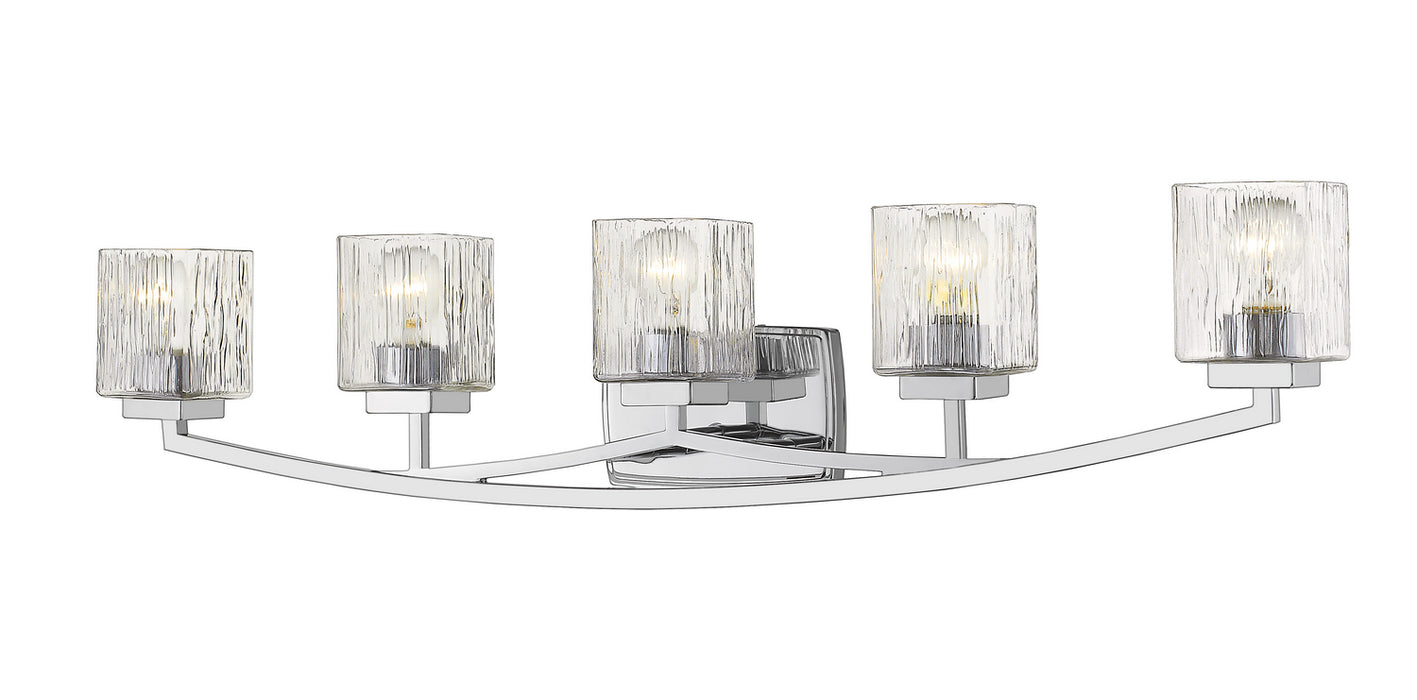 Z-Lite 1929-5V-CH Five Light Vanity, Chrome