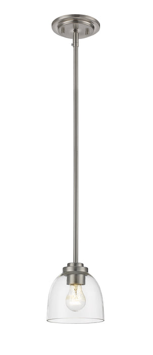 Z-Lite 460MP-BN One Light Pendant, Brushed Nickel