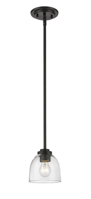 Z-Lite 460MP-BRZ One Light Pendant, Bronze
