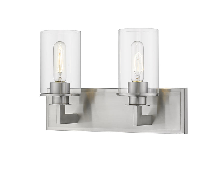 Z-Lite 462-2V-BN Two Light Vanity, Brushed Nickel