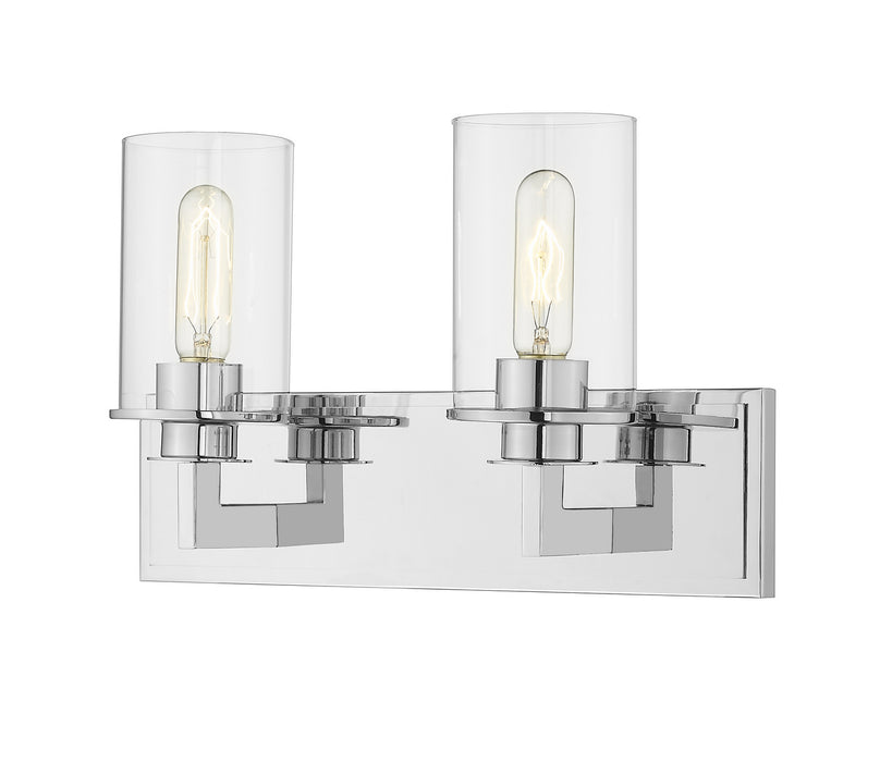 Z-Lite 462-2V-CH Two Light Vanity, Chrome
