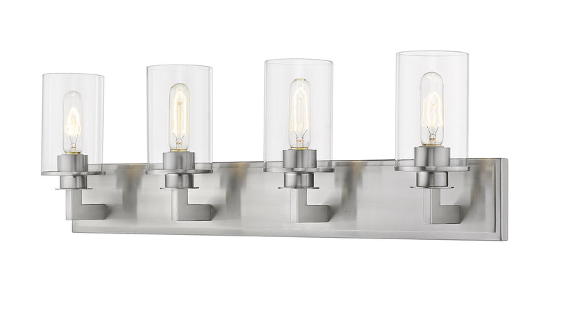 Z-Lite 462-4V-BN Four Light Vanity, Brushed Nickel