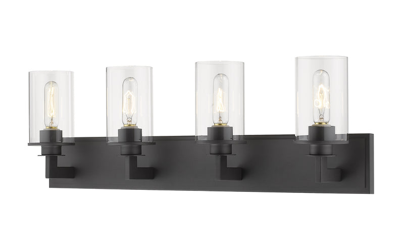 Z-Lite 462-4V-BRZ Four Light Vanity, Bronze