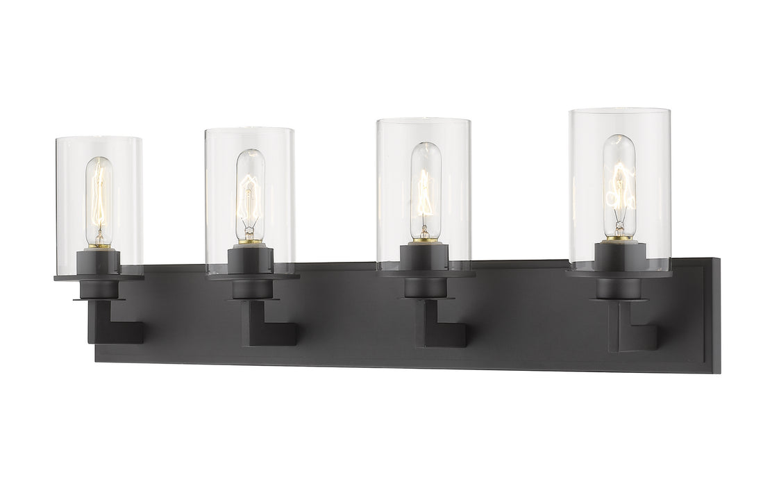 Z-Lite 462-4V-BRZ Four Light Vanity, Bronze
