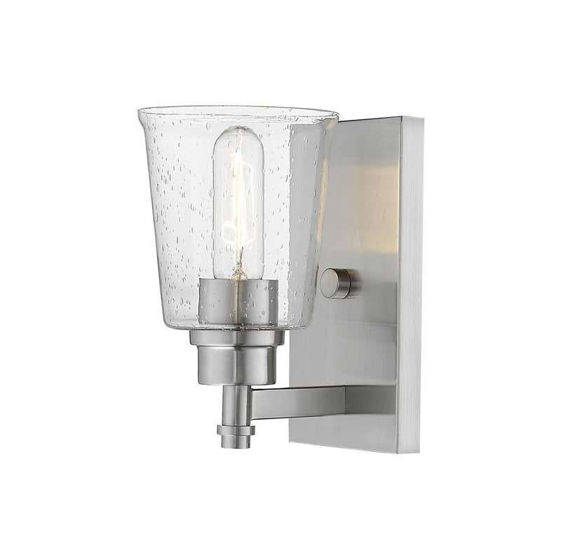 Z-Lite 464-1S-BN One Light Wall Sconce, Brushed Nickel