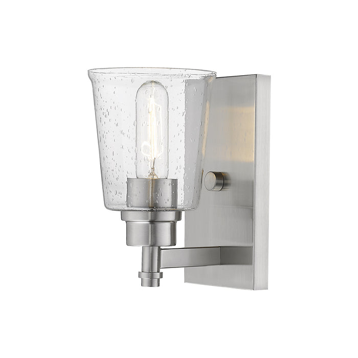Z-Lite 464-1S-BN One Light Wall Sconce, Brushed Nickel
