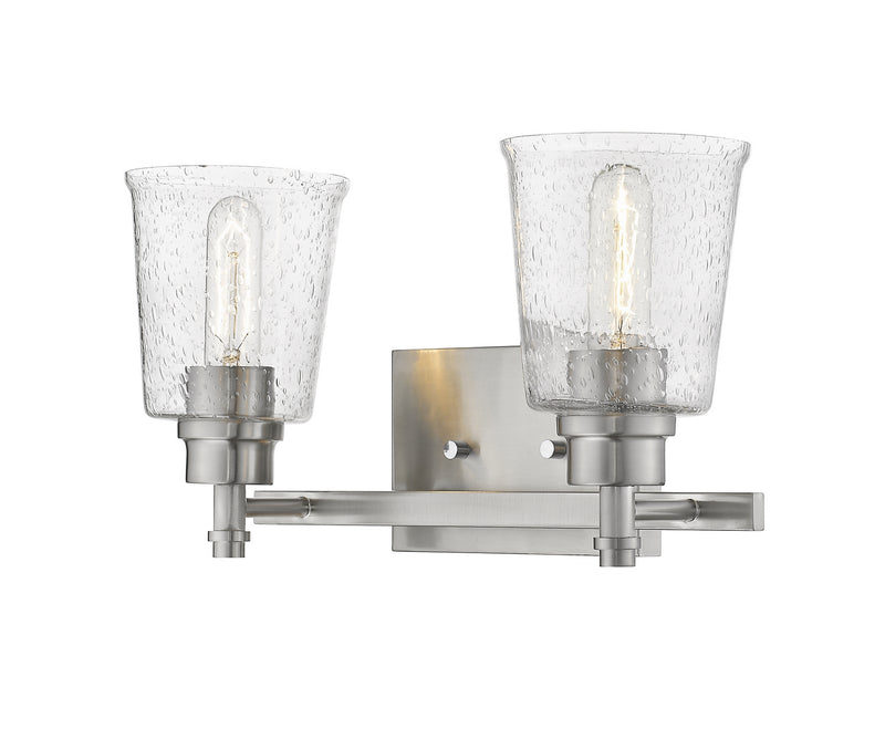 Z-Lite 464-2V-BN Two Light Vanity, Brushed Nickel