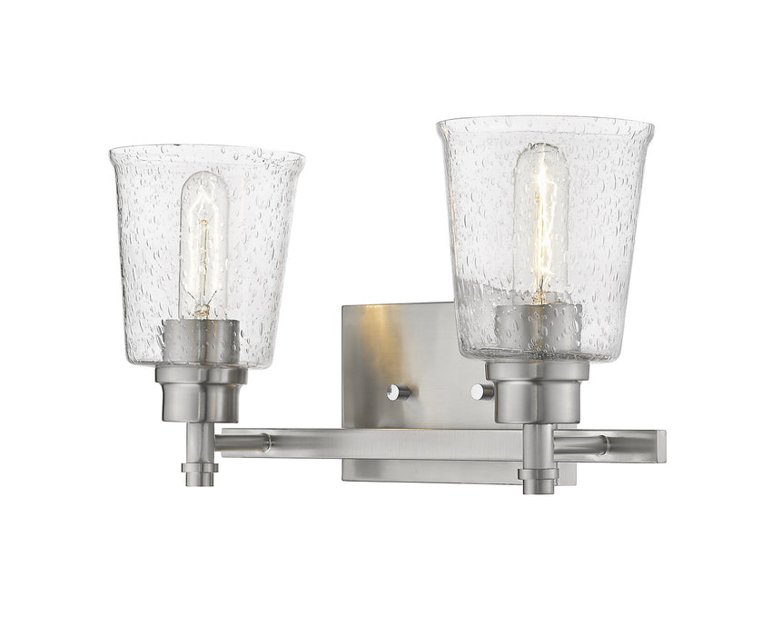 Z-Lite 464-2V-BN Two Light Vanity, Brushed Nickel