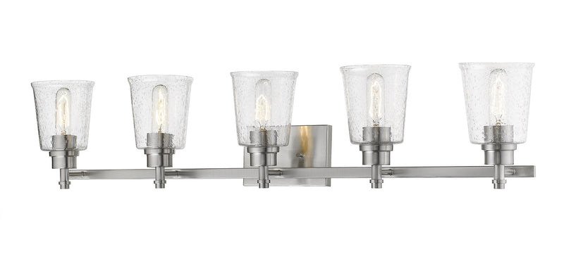 Z-Lite 464-5V-BN Five Light Vanity, Brushed Nickel