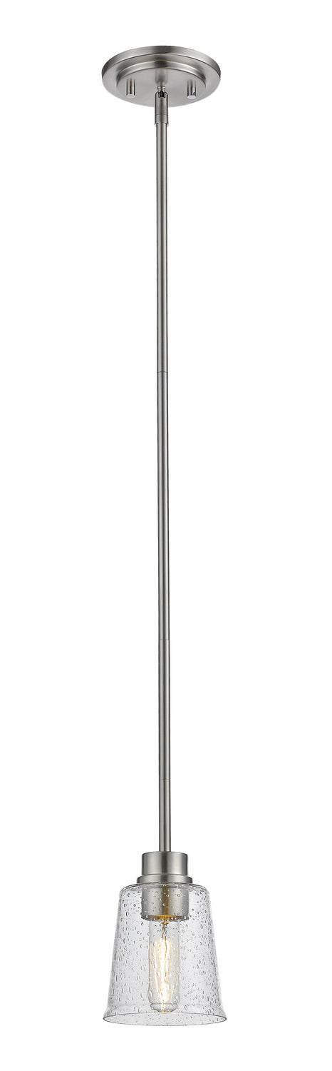 Z-Lite 464MP-BN One Light Pendant, Brushed Nickel