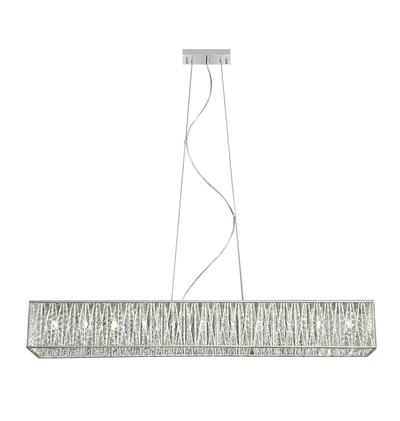 Z-Lite 872CH-56 11 Light Island Pendant, Chrome