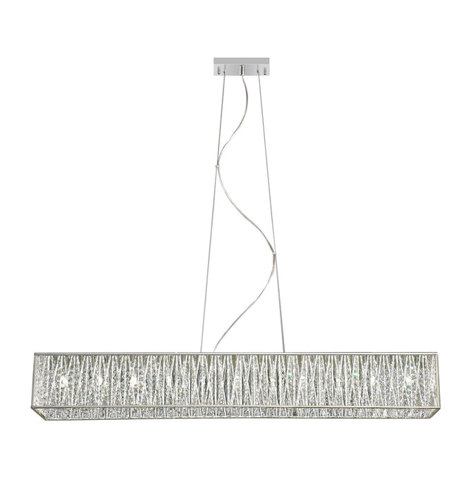 Z-Lite 872CH-56 11 Light Island Pendant, Chrome