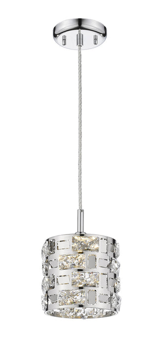 Z-Lite 912MP-CH One Light Pendant, Chrome
