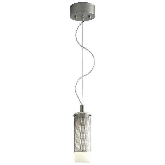 Oxygen 2-6107-24 One Light Pendant, Satin Nickel