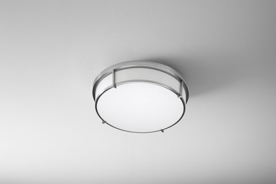 Oxygen 2-699-24 Two Light Ceiling Mount, Satin Nickel