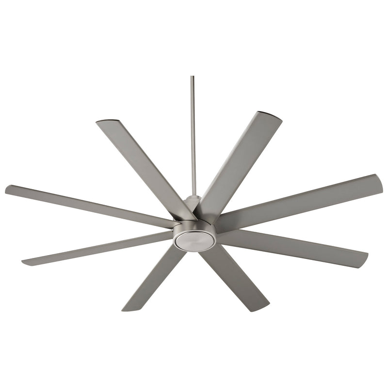 Quorum 3-100-24 70"Ceiling Fan, Satin Nickel