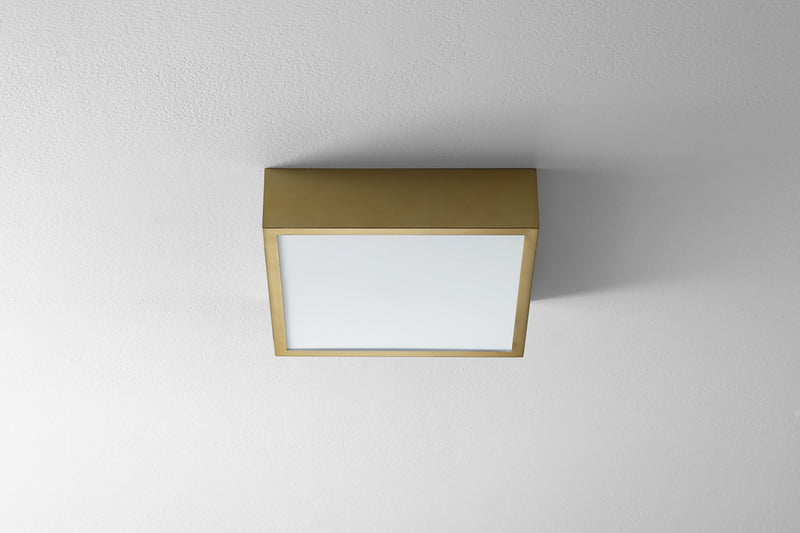Quorum 32-612-40 LED Ceiling Mount, Aged Brass