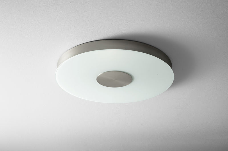 Quorum 32-665-24 LED Ceiling Mount, Satin Nickel