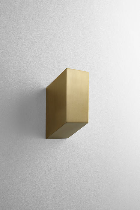 Oxygen 3-500-40 LED Wall Sconce, Aged Brass