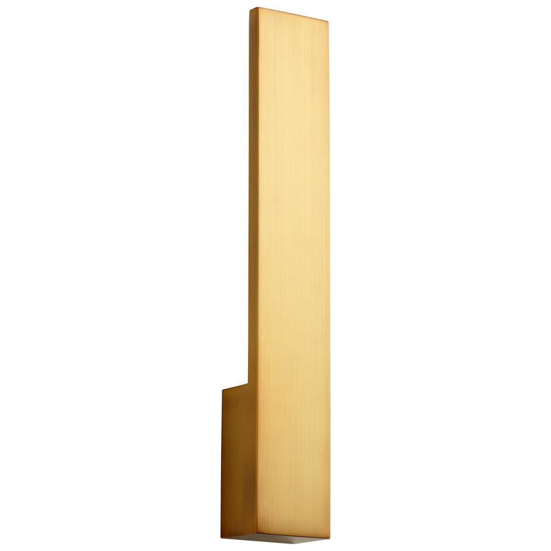 Quorum 3-511-40 LED Wall Sconce, Aged Brass