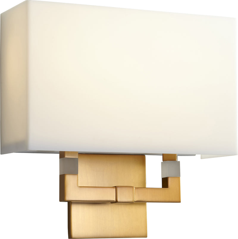 Quorum 3-514-40 LED Wall Sconce, Aged Brass