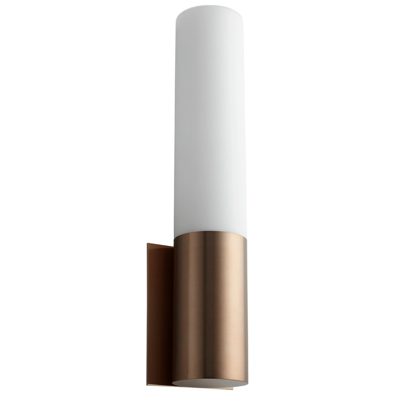 Quorum 3-518-125 LED Wall Sconce, Satin Copper