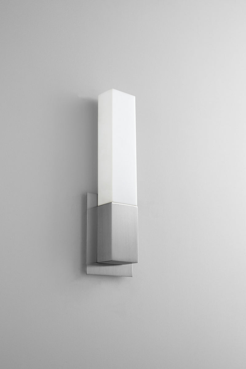 Quorum 3-519-24 LED Wall Sconce, Satin Nickel