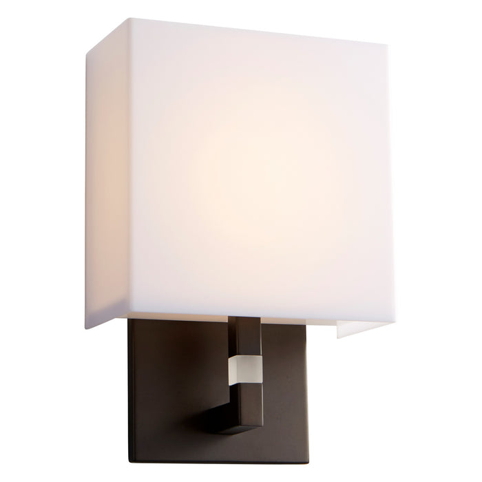 Oxygen 3-521-22 LED Wall Sconce, Oiled Bronze W/ Matte White Acrylic