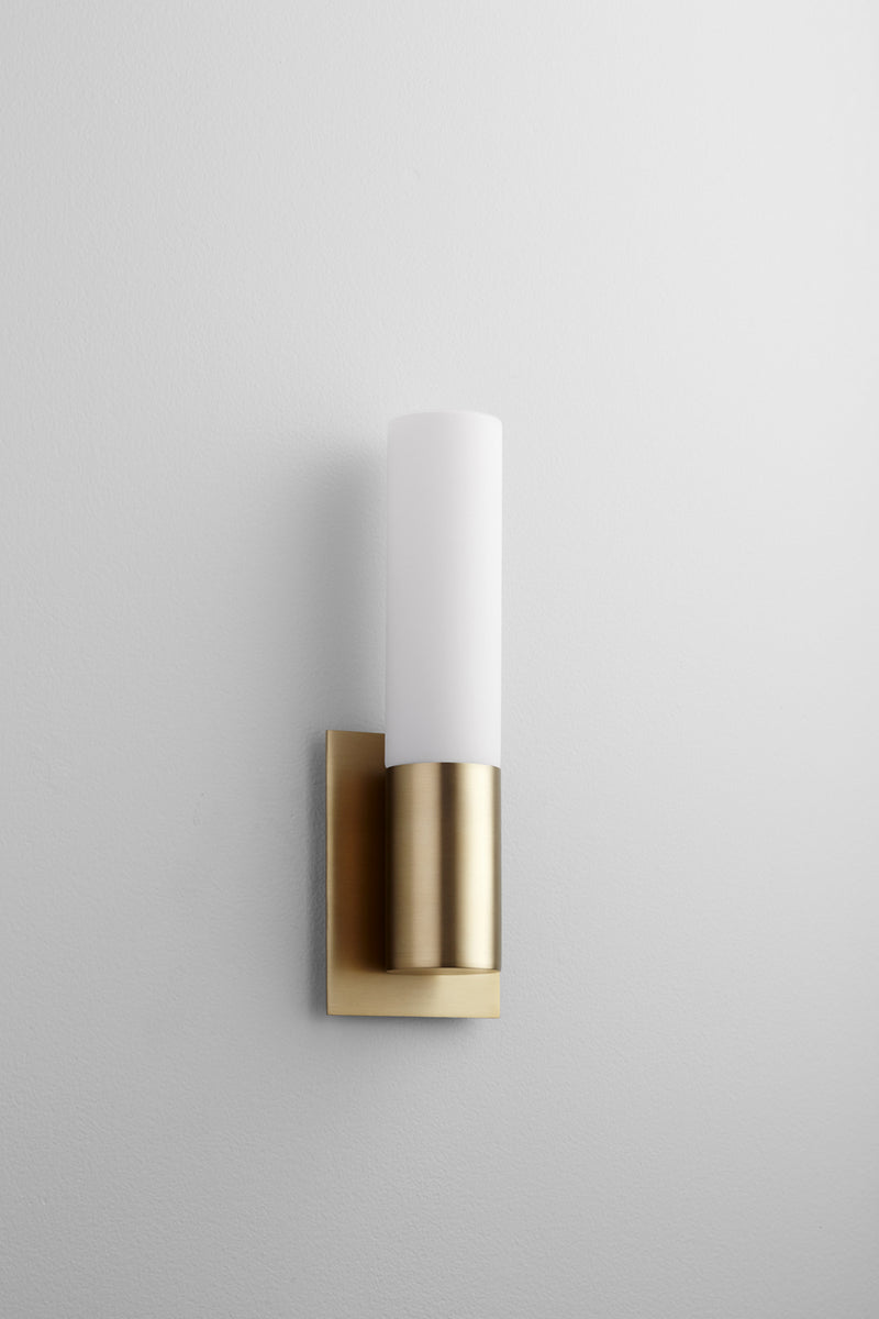 Quorum 3-528-140 LED Wall Sconce, Aged Brass