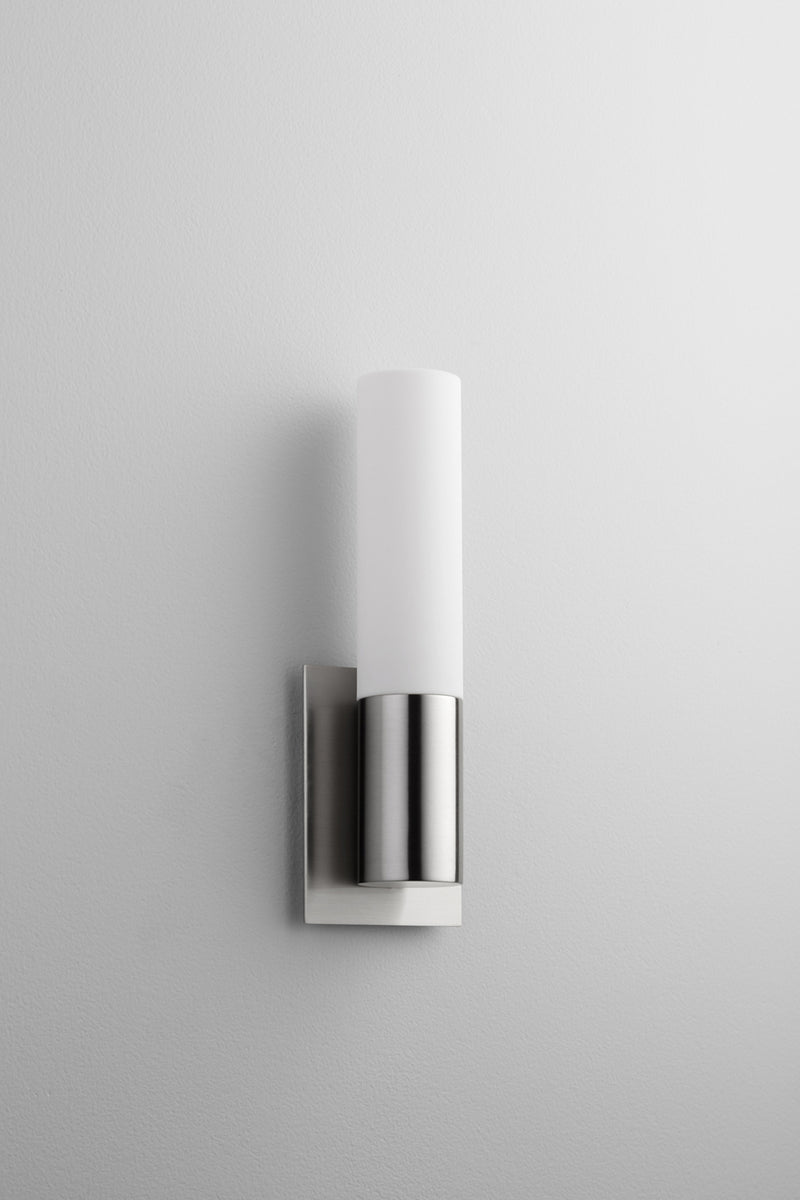 Quorum 3-528-24 LED Wall Sconce, Satin Nickel