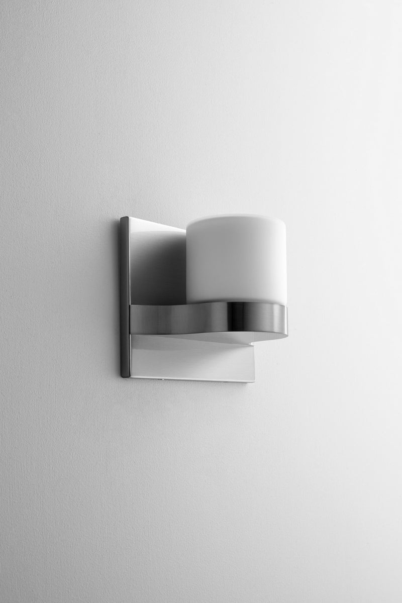 Quorum 3-538-24 LED Wall Sconce, Satin Nickel