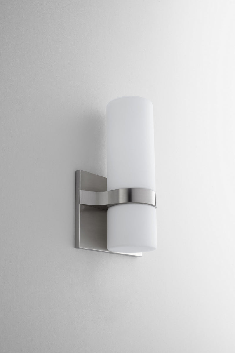 Quorum 3-539-24 LED Wall Sconce, Satin Nickel