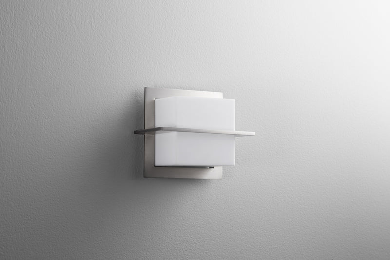 Quorum 3-541-24 LED Wall Sconce, Satin Nickel
