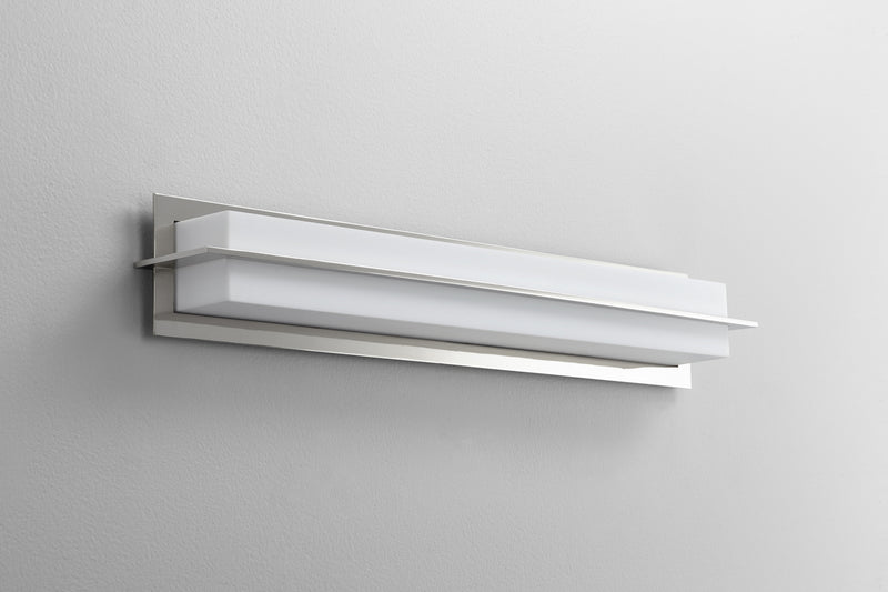 Quorum 3-542-20 LED Vanity, Polished Nickel