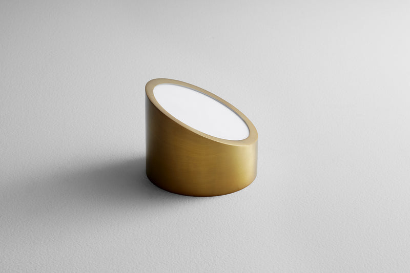 Quorum 3-560-40 LED Wall Sconce, Aged Brass