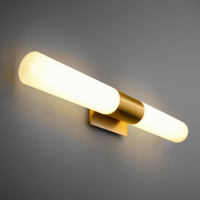 Oxygen 3-588-140 LED Vanity, Aged Brass