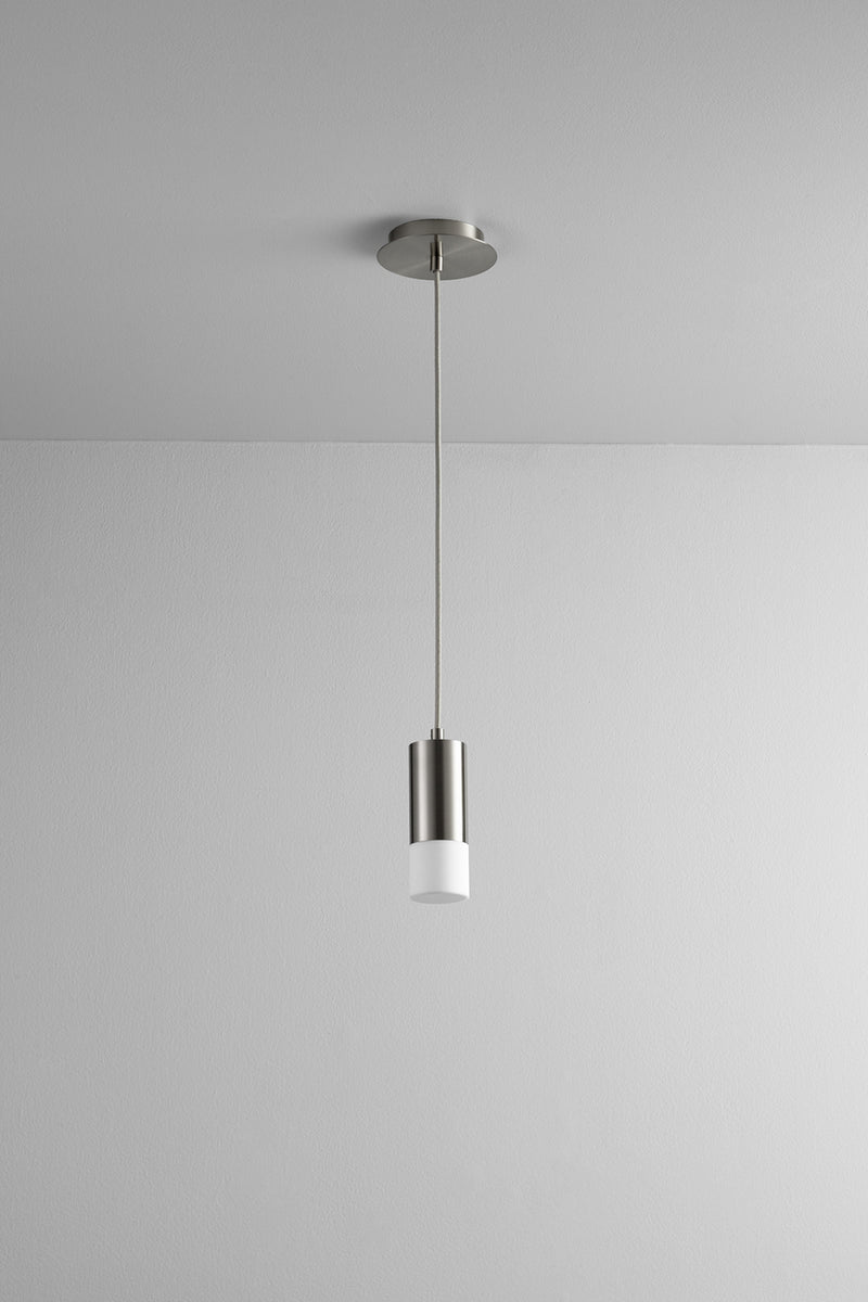 Quorum 3-607-24 LED Pendant, Satin Nickel