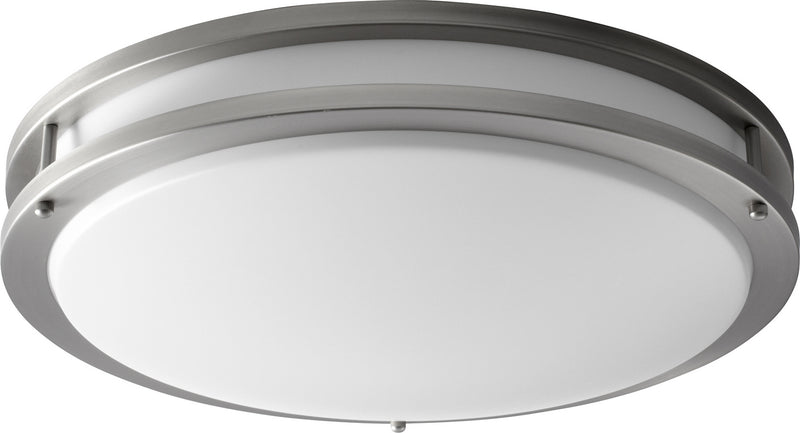 Quorum 3-619-24 LED Ceiling Mount, Satin Nickel
