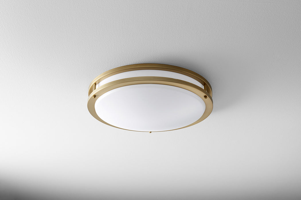 Oxygen 3-620-40 LED Ceiling Mount, Aged Brass