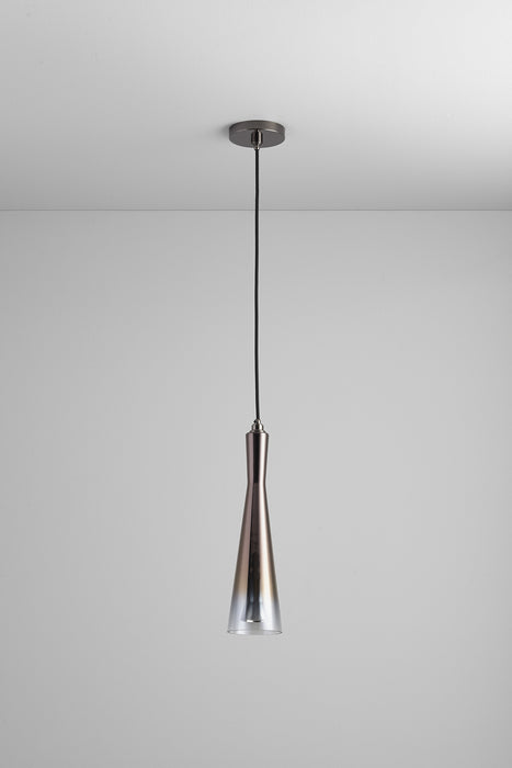 Oxygen 3-651-2018 LED Pendant, Gunmetal W/ Coffee Ombre