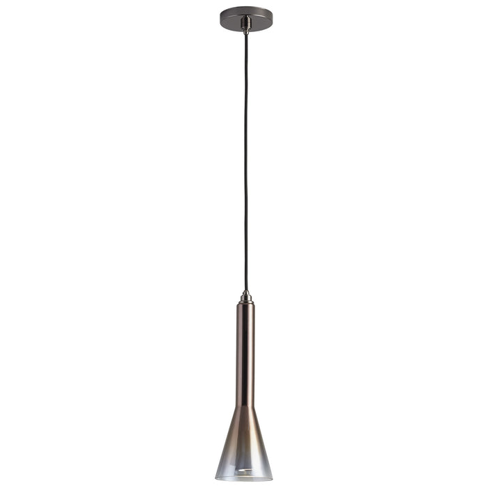 Oxygen 3-652-2018 LED Pendant, Gunmetal W/ Coffee Ombre