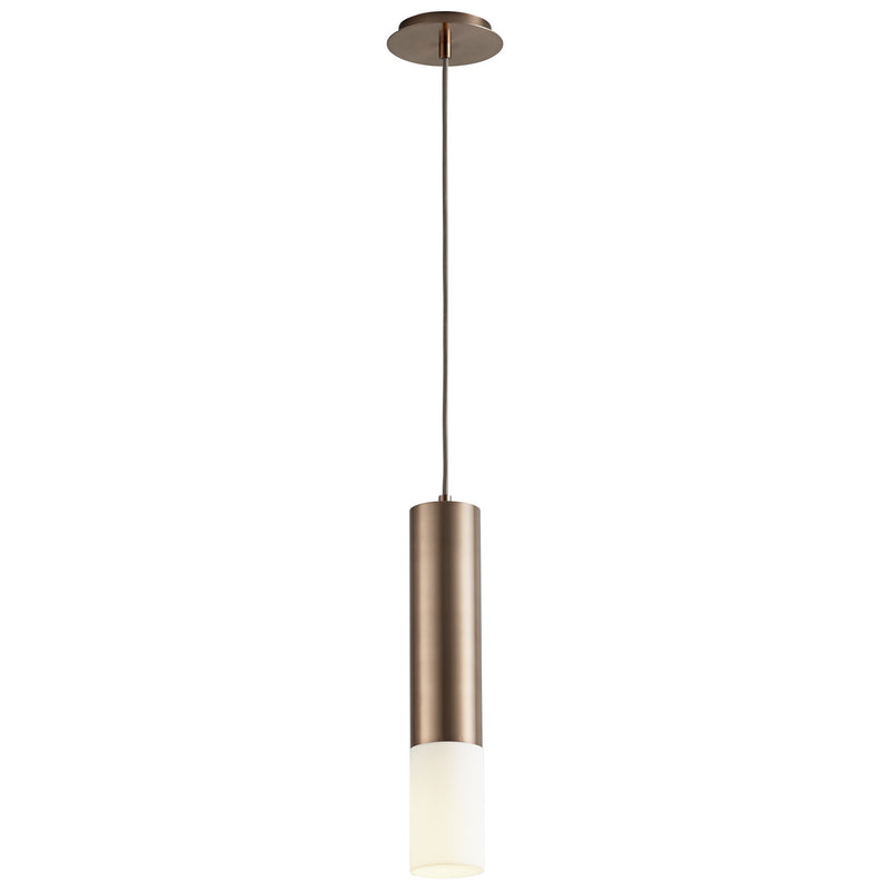 Quorum 3-654-25 LED Pendant, Satin Copper