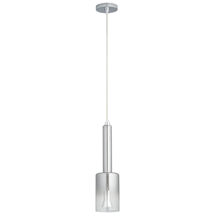 Oxygen 3-656-1314 LED Pendant, Polished Chrome W/ Smoke Ombre