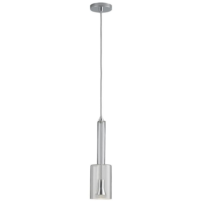 Oxygen 3-656-14 LED Pendant, Polished Chrome W/ Clear