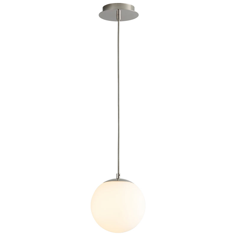 Quorum 3-671-20 LED Pendant, Polished Nickel