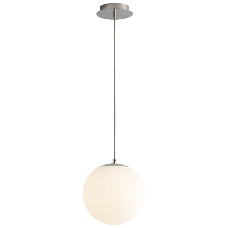 Quorum 3-672-20 LED Pendant, Polished Nickel