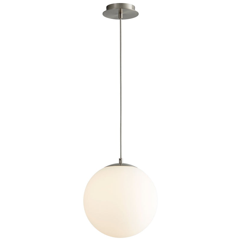 Quorum 3-673-24 LED Pendant, Satin Nickel